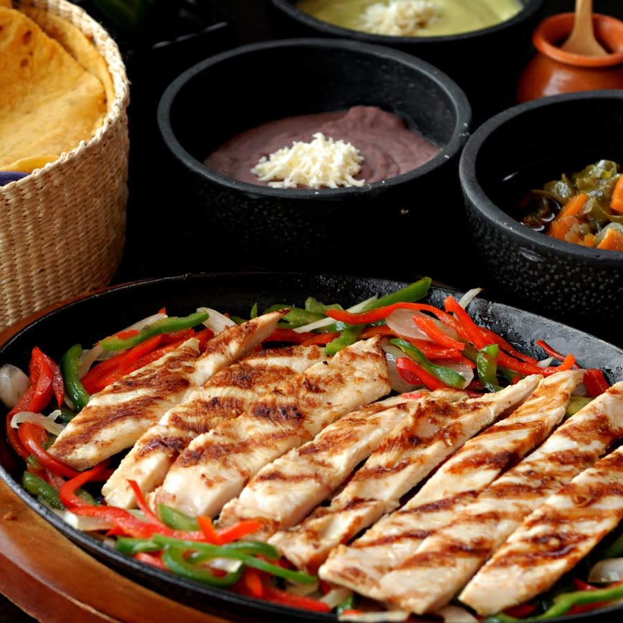 Chicken fajitas